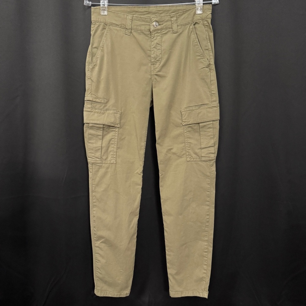 MAC Collection Men’s 29×27 Cargo Pants Green Khaki Utility Pockets Tapered Fit - Picture 1 of 9
